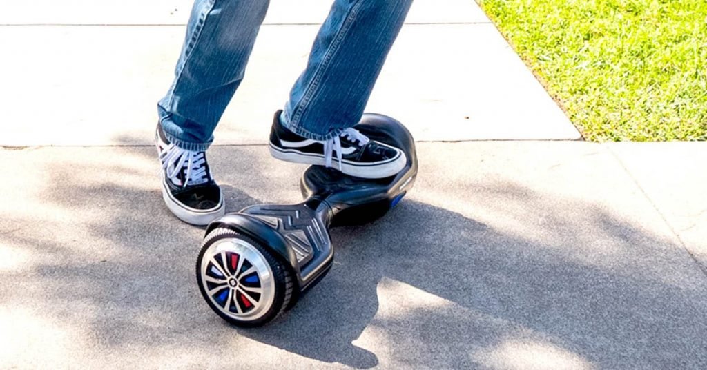 dismount hoverboard